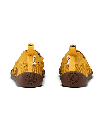 AFFENZAHN | Chaussons pieds nus pour enfants - KNIT HAPPY Flinky Tiger | gelb